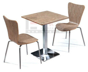 Modern Design Restaurant Furniture Canteen Wooden Tables And Chairs for Sale