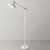 Modern Floor Lamp Working Floor Lighting with Adjustable Cantilever White&Black