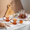 Modern Glass Tea Set Clear Teapot With Tea Cup Arabic Glass Coffee & Tea Sets for Gift