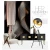 Import Modern hotel black gold E27 standing stand tripod light floor lamp for living room lighting fixtures from China