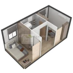 modern low cost prefab house building 40ft expandable sandwich panel container house luxury prefabricated villas price
