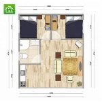Modular Prefab luxury container house/Container Living homes Villa/resort