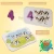 Import Montessori Educational Toy Matching Puzzle Game Wooden Letters and Numbers Animal Card Board from China