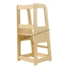 Montessori Tower Stepping Stool Wooden Kitchen Helper Tower Kid Step Stool Learning Tower
