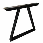 Morden Furniture parts black iron metal  table leg for wooden table wholesale table pedestal