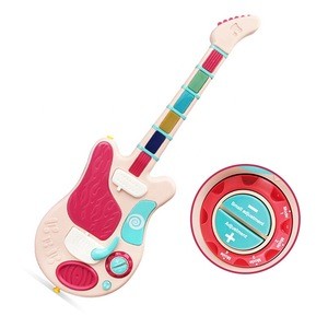 Multi-Functions Sound Light Electric Mini Baby Plastic Musical Instrument Toy Guitar For Kids