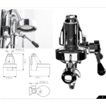 Multifunctional for wholesales 6.6L double boiler commercial coffee maker