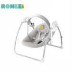 Music And Hanging Toy Foldable Electric Remote Control Rocking Chair Cradle Bouncer Baby Swing Toy bar