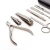 Import Nail clipper set 7pcs manicure set, nail file, eyebrow scissor stainless steel professional manicure tool nail cleaning care set from China