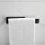 Import Nail-Free Adhesive towel rack/bar self adhesive toilet roll holder stainless steel  toilet paper holder black from China