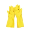 Nanyang household kitchen &amp; Dining room clean and wash yellow latex rubber thickened custom LOGO gloves