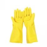 Nanyang household kitchen & Dining room clean and wash yellow latex rubber thickened custom LOGO gloves