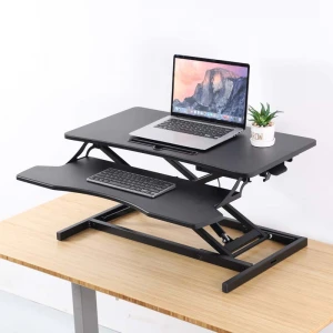 NATE Ergonomic Height Adjustable Sit Stand Standing Laptop Table Standup Desk Converter