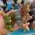 Import Natural crystal resin blue lace agate crown bear chips animal cheap wedding souvenirs for guests from China
