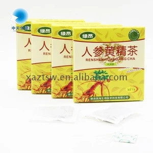Natural herb tea bag flavor ginger tea