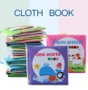 New Animal Cognition Infant Newborn Baby Soft Fabric Cloth Book Learning Educational Toys For Kids Baby Books 0-12 months