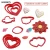 Import New Arrival Food Grade Plastic 10PCS Kids Family Valentines Baking Sandwich Biscuit Cookie Cutter Set from China