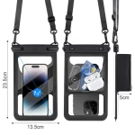New Arrival  Large Storage Space IPX8 Floating Waterproof Cell Phone Bag Pouch for Outdoor Sports