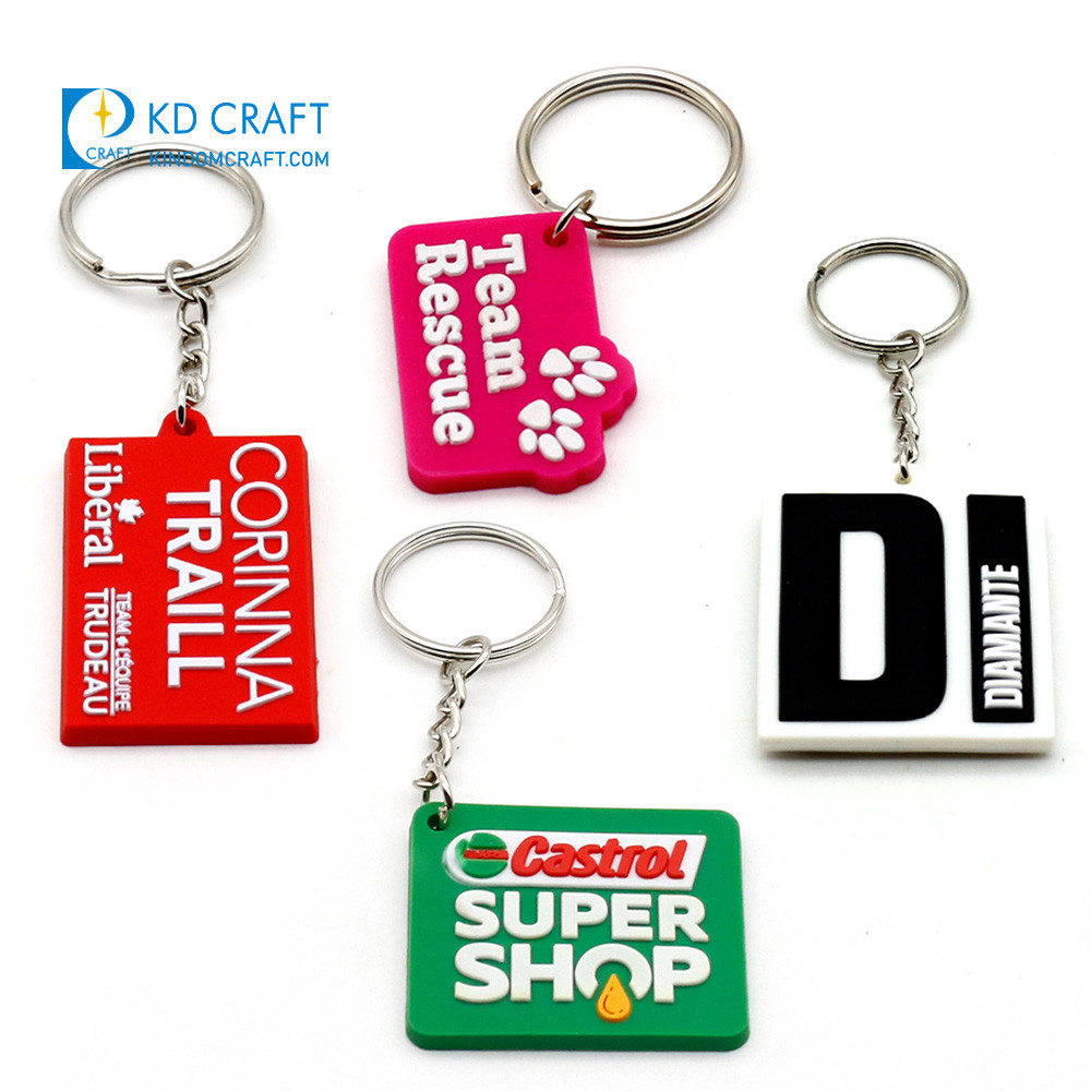 Buy New Arrival Personalized Custom Silicone Rubber Name Keyring Soft ...