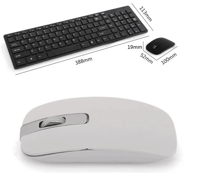 NEW Arrived 2.4G MINI k06 wireless keyboard and mouse set 101 keys Wireless mute Keyboard