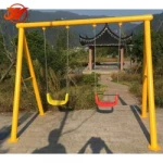 New arrived park amusement kids outdoor playground swing set
