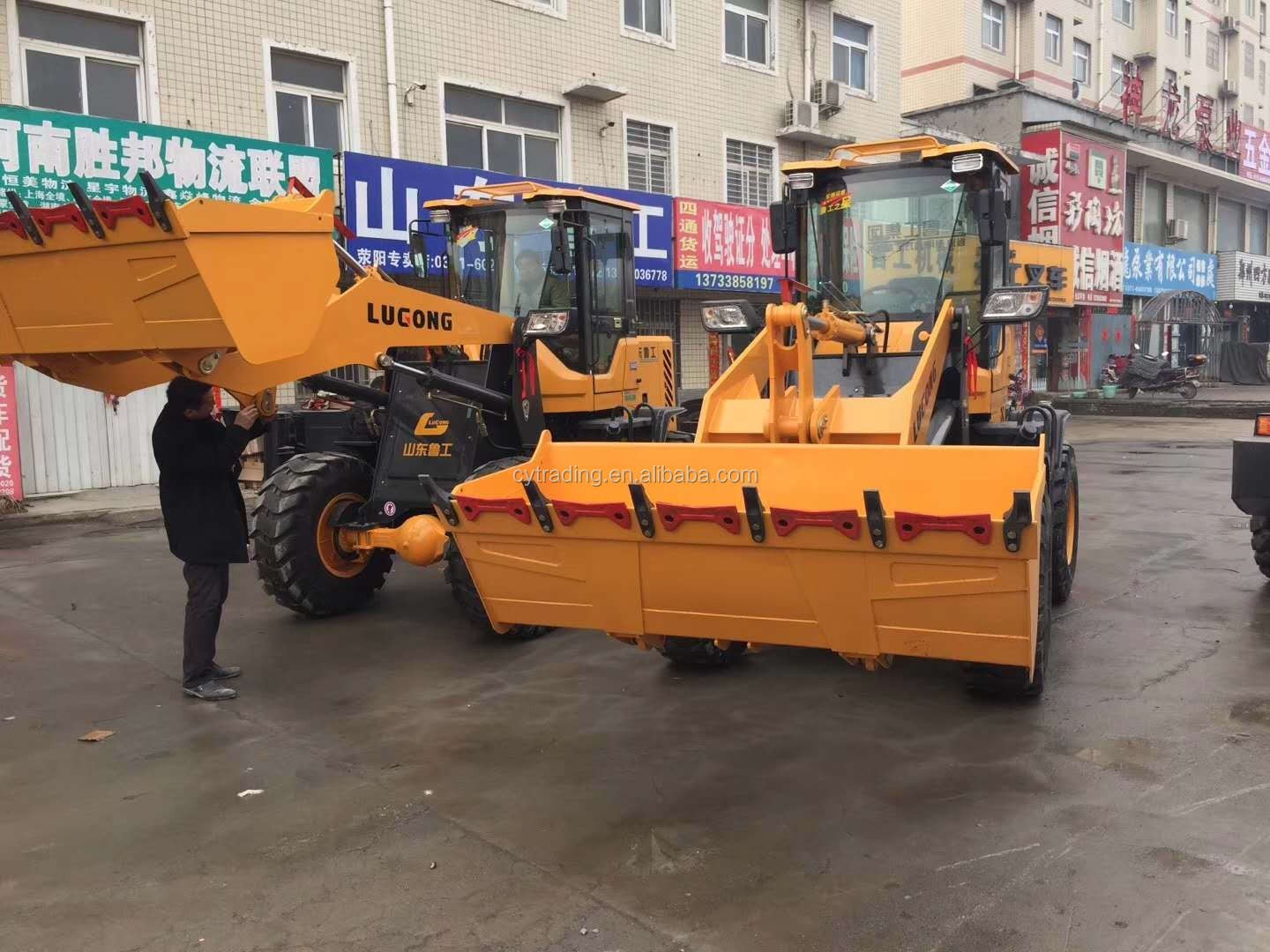 New China cheap price lugong front end mini wheel loader