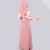 New Collection Islamic Clothing Muslim Dresses Pink Ethinic Plus Size Dress