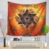 New design colorful printed custom hanging wall tapestry