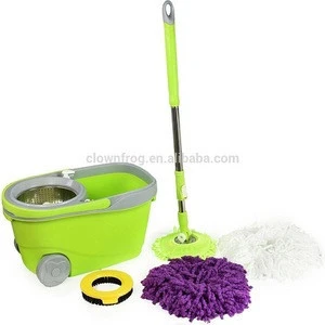 New Design Floor Rotating Easy Magic 360 Spray Cleaning Mop With Bucket