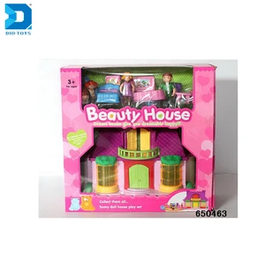 new design funny preschool villa play house toy for girl