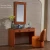 Import New design luxury leather gold dresser set  dresser with mirror furniture make up dresser from China