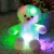 Import New design smile face LED light teddy bear plush toy with electronic from China