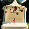 New Outdoor White Wedding Bouncer Inflatable House Jumping Bouncy Castle For Sale