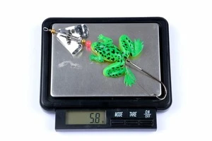 New Product 6.2g 8cm Topwater Frog Lure Soft Bait Artificial  Promotional Chinese Fishing Lure