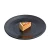 Import Western Melamine Sushi Plates 8 Inch, Melamine Round Plate Black Color, Banquet Plates with Matting from China