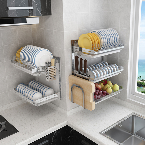 Kitchenwares Rack High Buy New Product Kitchen Wall Mounted Rack Multi-layer Kitchen Cabinet ...