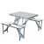 Import New Products Camping Tool Aluminium Alloy Picnic Table Waterproof Ultra-light Durable Folding Table Desk from China