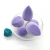 Import New Purple Velvet Microfiber Makeup Sponge For Cosmetic Puff+Case from China