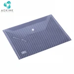 New Style A4 Transparent File bag PP Document Storage Bag Student Folder