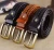 Import New style Braided Belt Man And Women Fashion luxury genuine leather Good Cow second layer skin straps men for Jeans from China