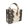 New style snake skin pattern luxury handbags for women PU leather small case style bags