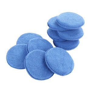 New Trend Microfiber Car Body Care Cleaning Sponge Polishing Wax Car Washer Cleaning Sponge Pad