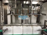 New type Automatic linear type corrosion resistance Chemical liquid, bleach filling machine in jar can or bottle barrel