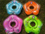 Newborn Infant Adjustable Swimming Neck Baby Swim Ring Float Ring Safety Double Protection