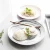 Import Newest Design And Hot Selling Porcelain Dinner Plates White Ceramic Dishes For Food from China