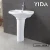 Import Nigeria ACQUA Design Twyford Basin Pedestal Sink Bathroom With Toilet Set Wholesale Price from China