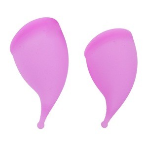 No Leak Medical Reusable Silicone Ladies Menstrual Cup Period Cups S and L Size