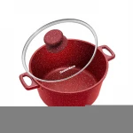 Non stick Cookware Sets casserole Die Casting Aluminum  fly pan  Deep Stock soup pot