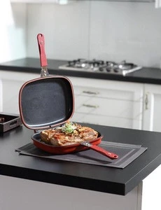 Double Sided Frying Pan, Double Sided Grill Pan, Non-stick Pan