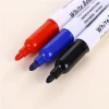Non Toxic Erasable Quick Dry Whiteboard Pen Advertising White Thick Board Marker Pen With Eraser
